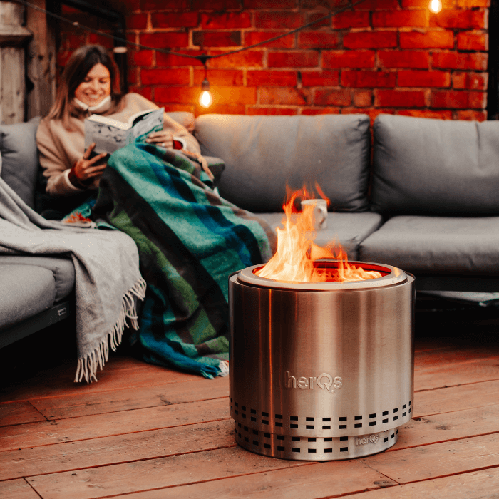HerQs Rauchfreier Feuerkorb Blaze
