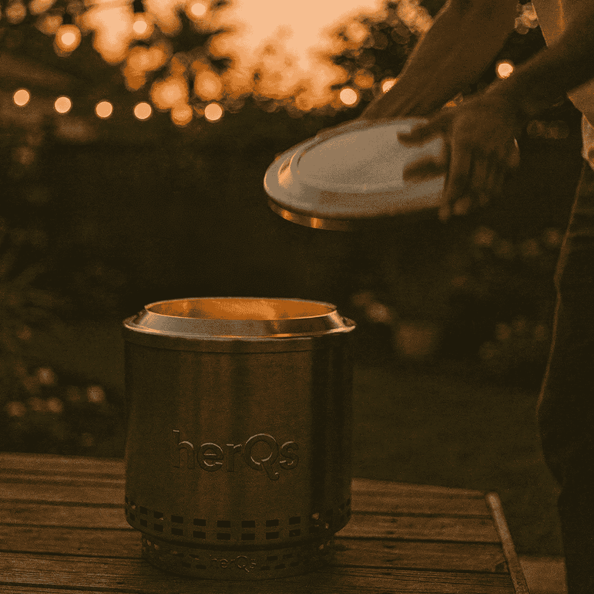 HerQs Deckel für Feuerkorb Blaze