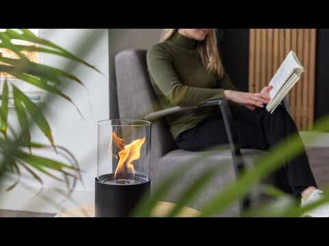 Esschert Bioethanol Tischkamin Rund Schwarz