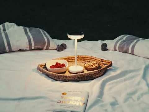 ZOLUNA Solar Tischleuchte Bobbie Sand