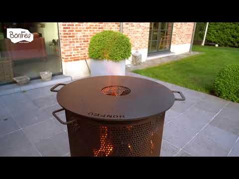 BonFeu BonVes 34 Schwarz Feuerkorb