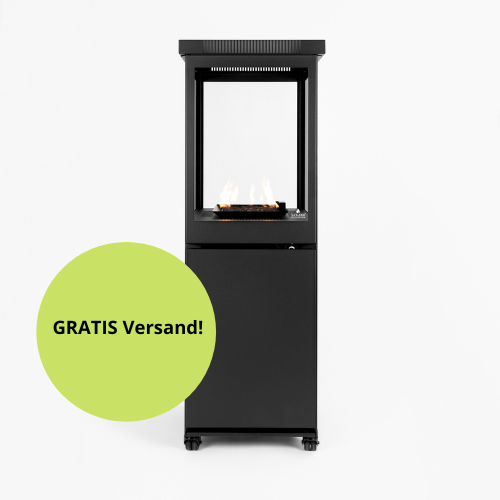 Sunwood Marino Patio Gaskamin Schwarz