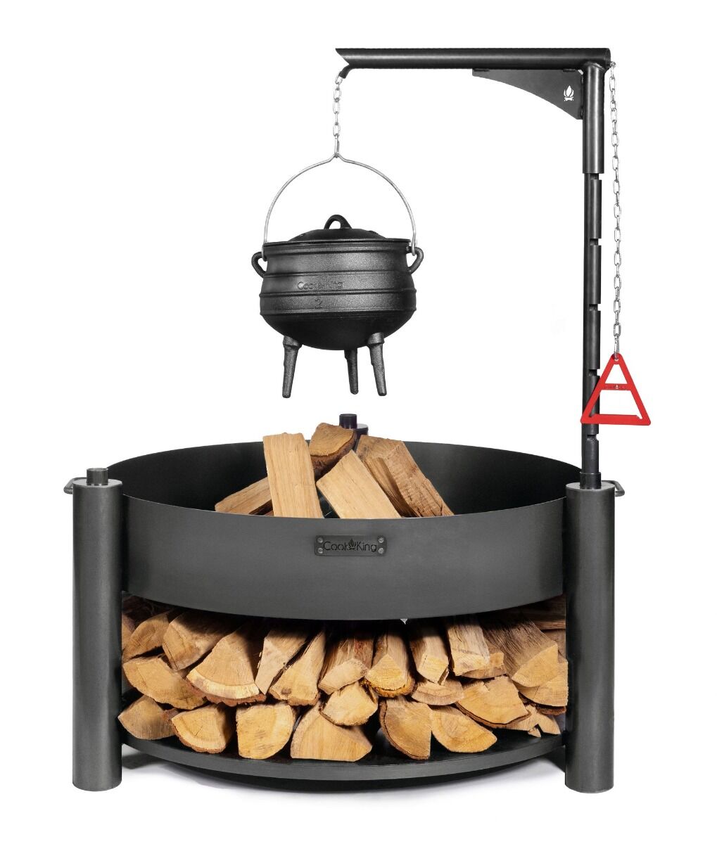 CookKing Multi-Funktions-Feuerschale Montana X mit Grillrost 60 cm