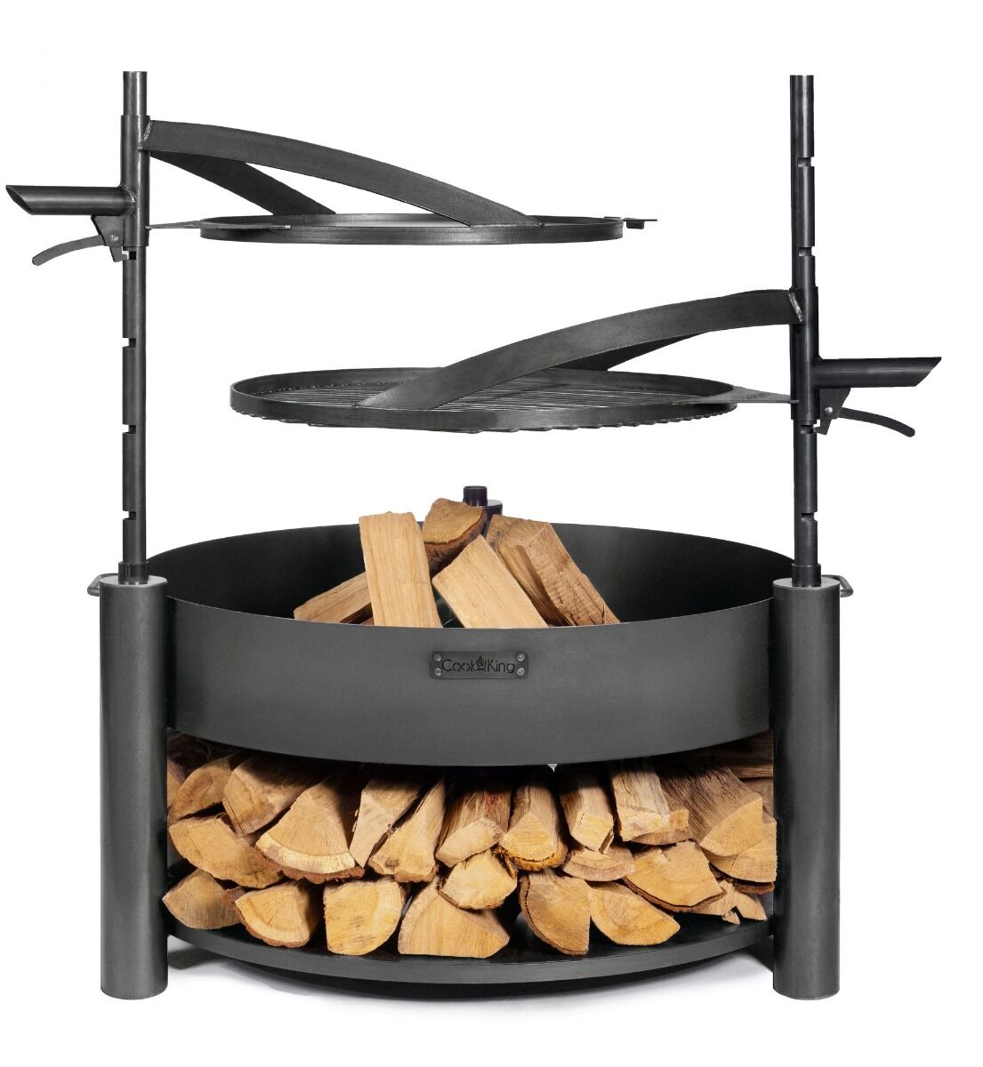 CookKing Multi-Funktions-Feuerschale Montana X mit Grillrost 60 cm