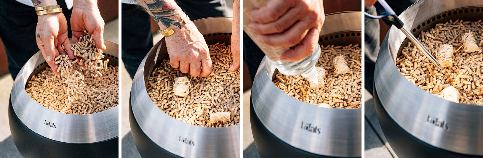 Höfats MOON 45 Rauchfreier Feuerkorb Niedrig