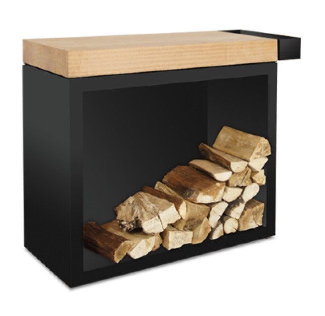 OFYR Butcher Block Storage Schwarz 90