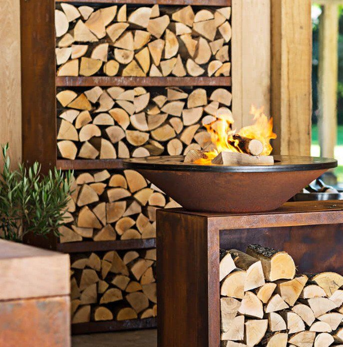 OFYR Holzlager 100 Corten
