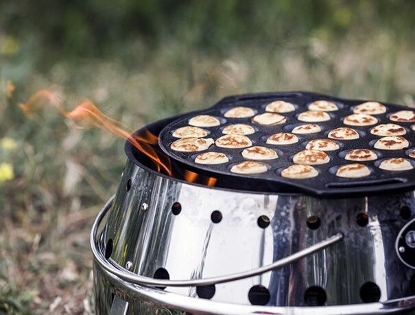 Petromax Gusseisen Mini-Pfannkuchenpfanne