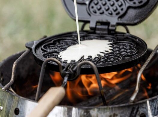 Petromax Gusseisen Waffeleisen