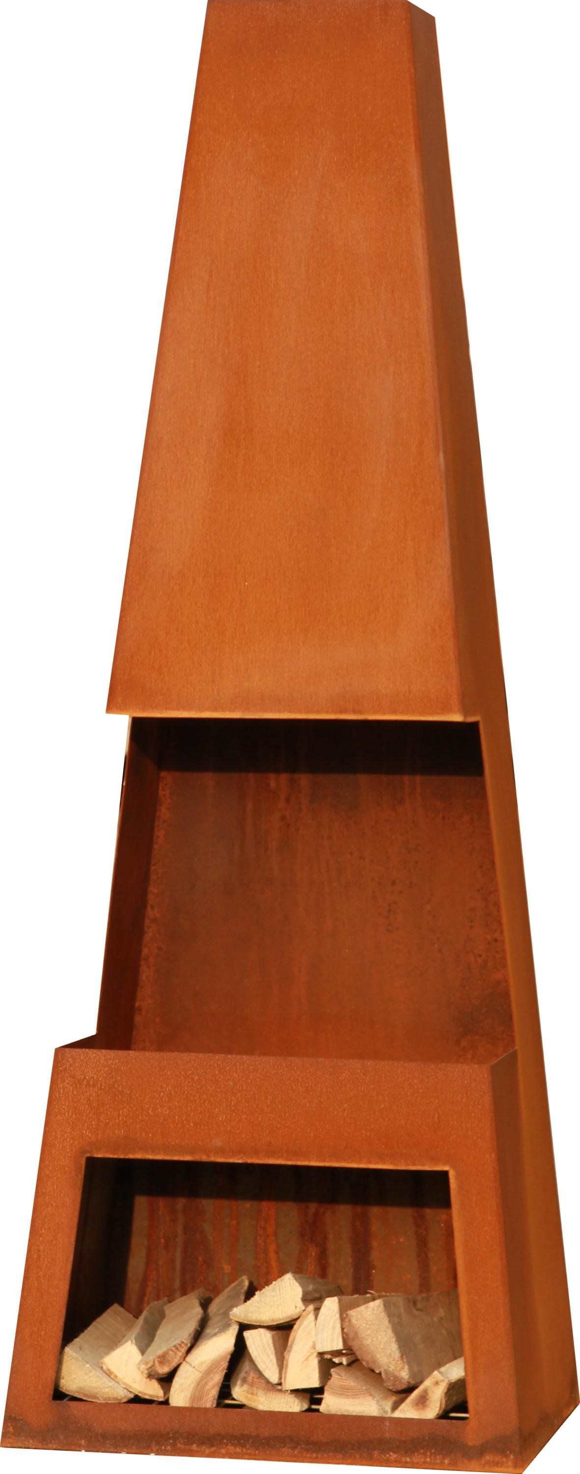 GardenMaxX Pular Corten Terrassenofen
