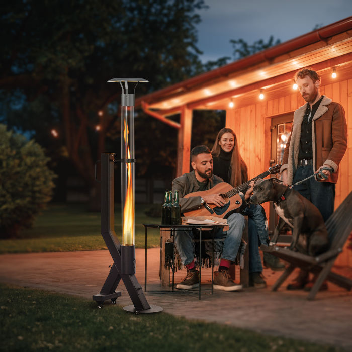 Green Flame Rocket Heater Pellet Terrassenheizer