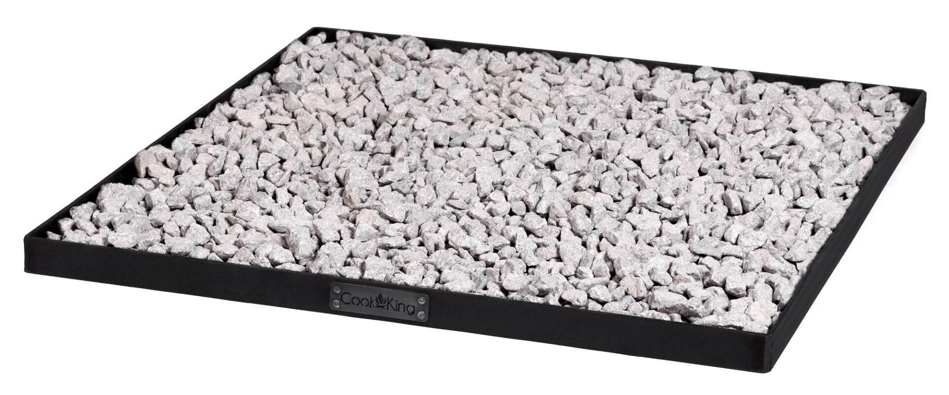 CookKing Feuerschale Quadratischer Bodenplatte für Deko-Steine CookKing Feuerschale Quadratischer Bodenplatte für Deko-Steine