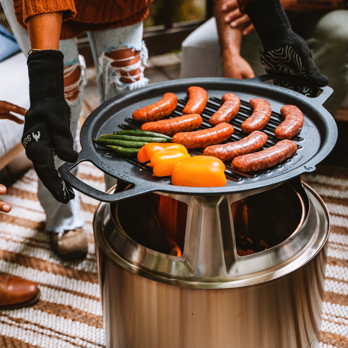 Solo Stove Adapter + Grill für Feuerkorb Ranger