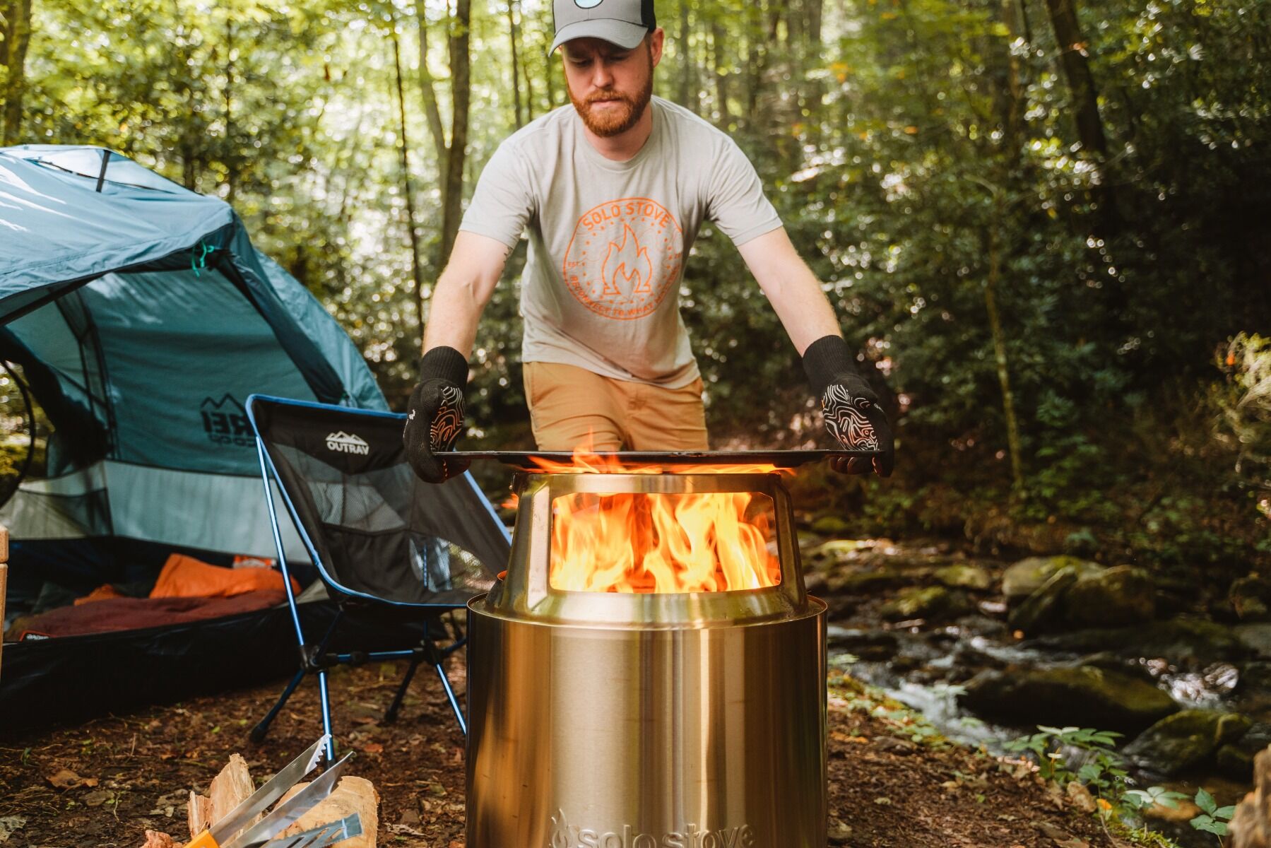 Solo Stove Adapter + Plancha für Feuerkorb Bonfire
