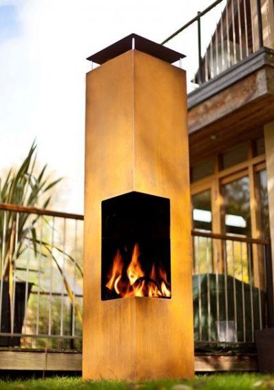 GardenMaxX Tacora XL Corten Terrassenofen