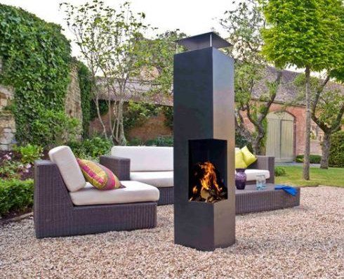 GardenMaxX Tacora XL Corten Terrassenofen