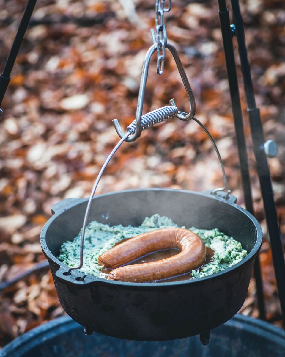 The Windmill Dutch Oven-Haken aus Edelstahl