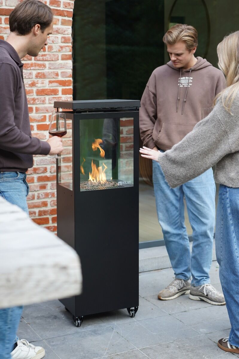 HEAT Outdoor Living Utevarme Terrassenheizer Schwarz
