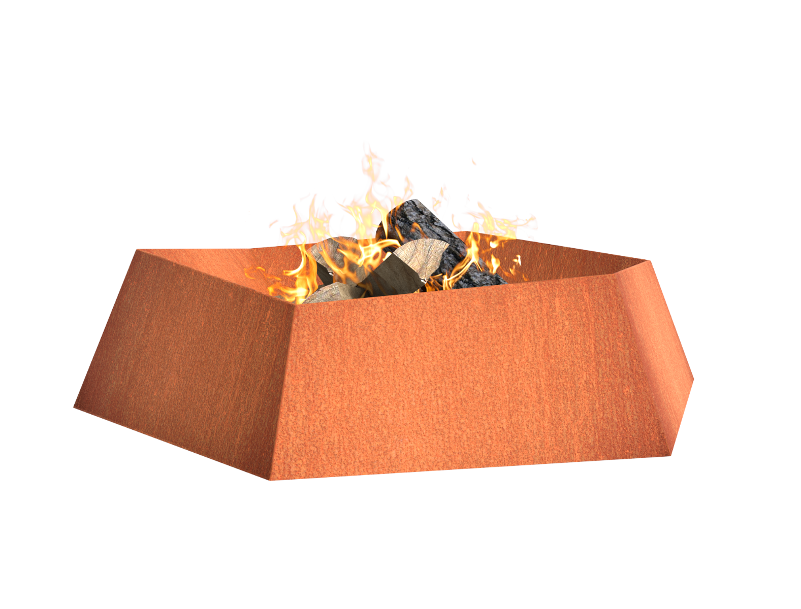 FORNO Feuerschale Forma CortenStahl
