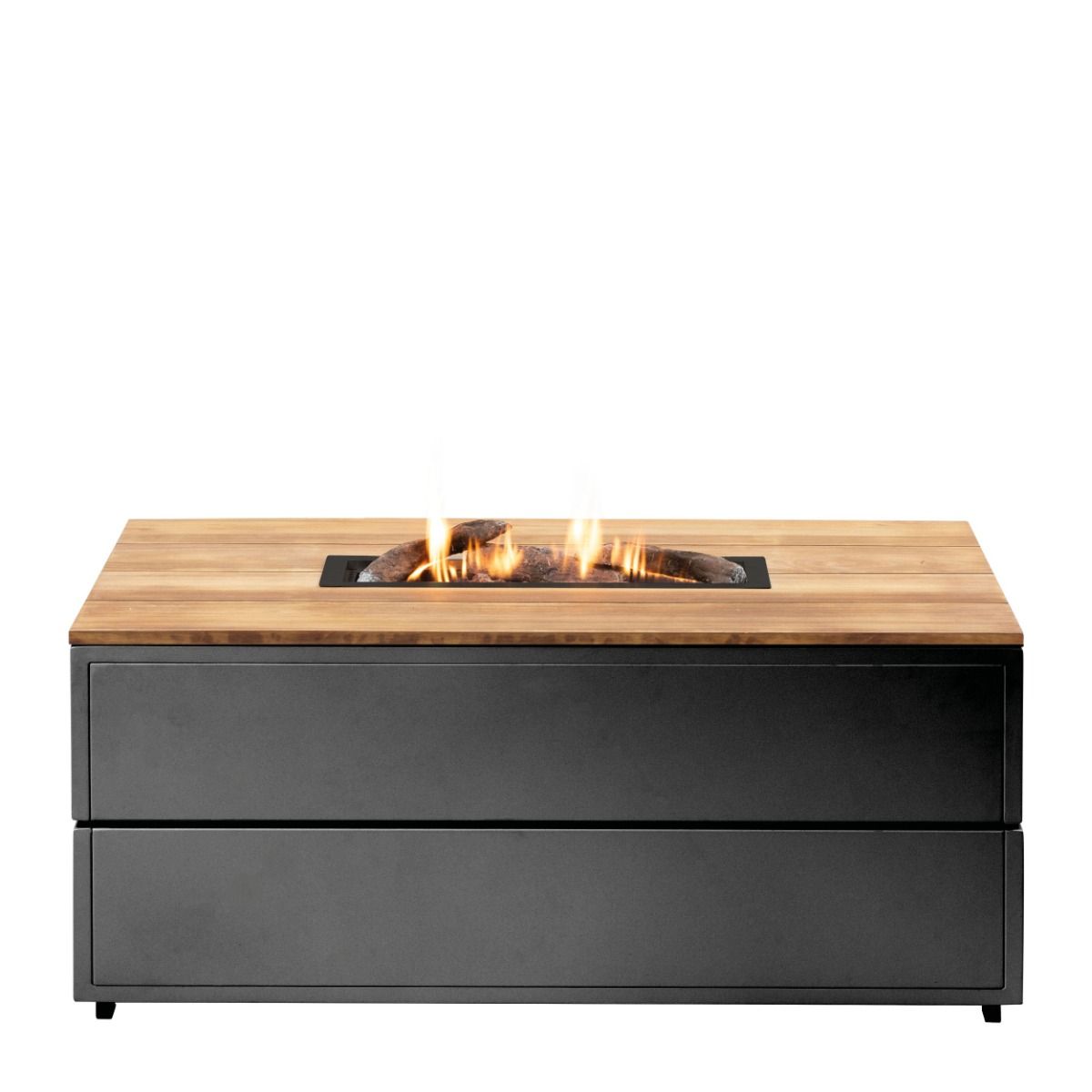 Cosi Feuertisch Cosipure 120 Schwarz/Teak