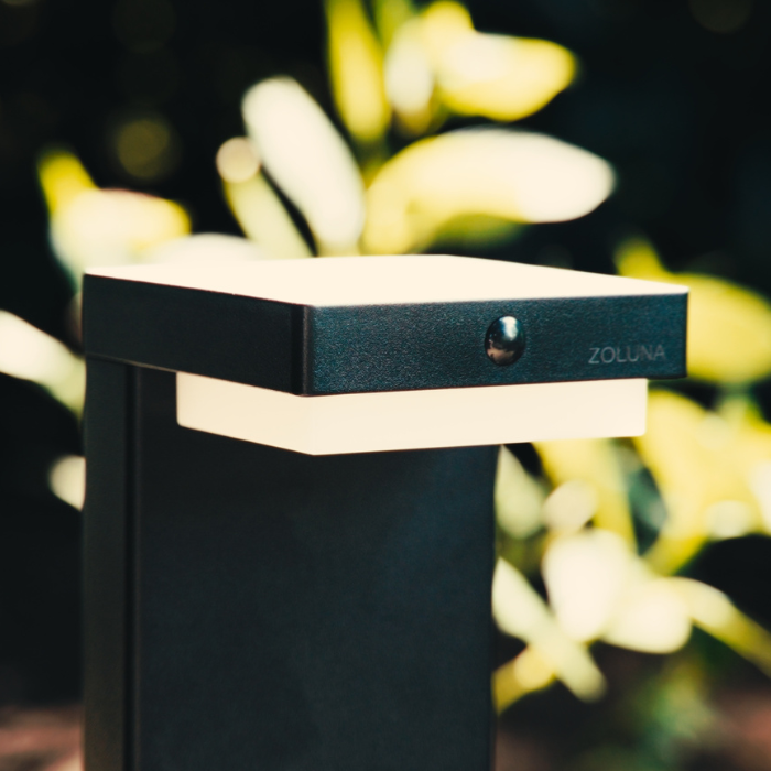 ZOLUNA Solarleuchte mit Erdspieß Bram