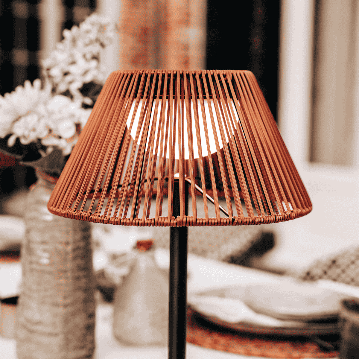 ZOLUNA Solar-Tischleuchte Moos