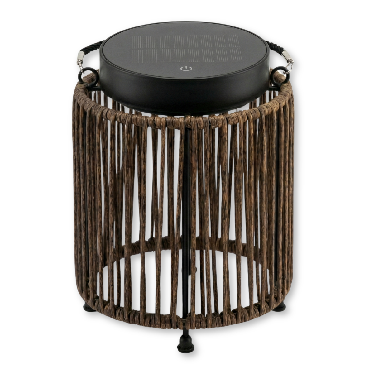 ZOLUNA Solar-Stehleuchte Luca eiche