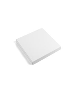 Happy Cocooning Deckel Aluminium Quadratisch Weiß