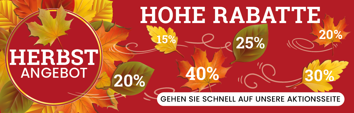 Herbst Rabatt!